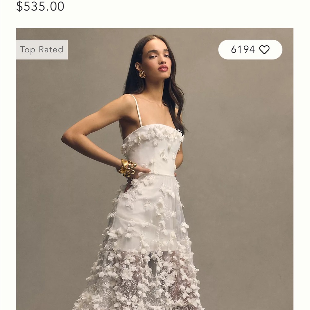 Elegant White Floral Dress